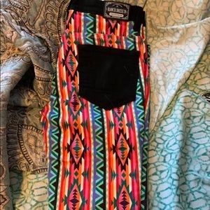 Girls Aztec Jeans